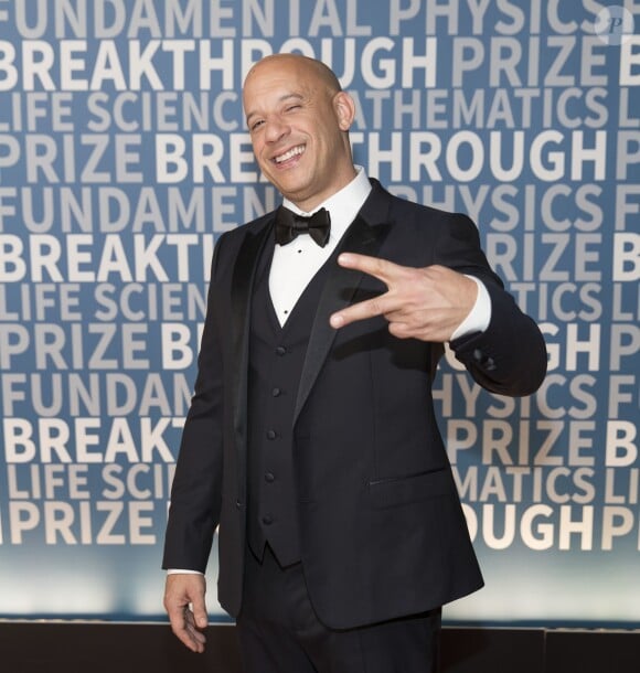 Vin Diesel lors du ''2017 Breakthrough Prize'' à Mountain View, le 4 décembre 2016