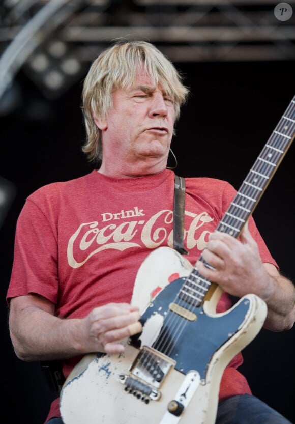 Rick Parfitt et Status Quo au Sweden Rock Festival à Sölvesborg, le 6 juin 2013. Rick Parfitt est mort à 68 ans le 24 décembre 2016, dans un hôpital de Marbella (Espagne), des suites d'une septicémie.