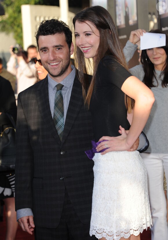 David Krumholtz et sa femme Vanessa Britting - Première du film "The Newsroom" à Los Angeles le 20 juin 2012.