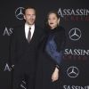 Michael Fassbender et Marion Cotillard (enceinte) lors de la première de ''Assassin's Creed'' au AMC Empire à New York, le 13 décembre 2016.