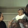 Kim Kardashian et Kanye West avec leur fils Saint (1 an) dans une nouvelle vidéo de famille publiée le 3 janvier 2017 sur le site internet officiel de Kim Kardashian