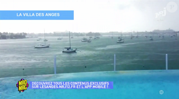 Photos de la sublime villa des "Anges 9" à Miami. Images dévoilées dans le "Mad Mag" sur NRJ12. Le 5 janvier 2016.