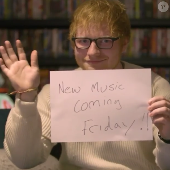 Ed Sheeran a annoncé son retour tant attendu le 1er janvier 2017.