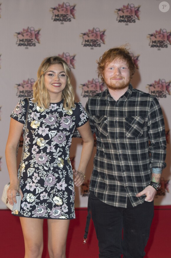 Louane Emera et Ed Sheeran - Arrivées à la 17ème cérémonie des NRJ Music Awards 2015 au Palais des Festivals à Cannes, le 7 novembre 2015.