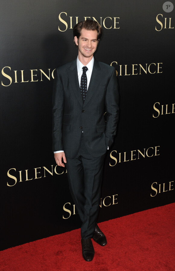 Andrew Garfield à la première de "Silence" au Directors Guild Of America. Los Angeles, le 5 Janvier 2017.