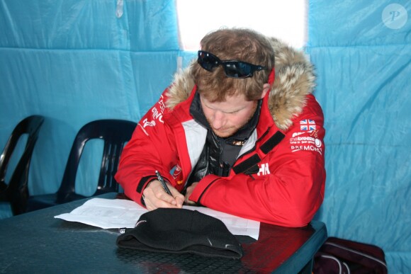 Le prince Harry en Antarctique en novembre 2013