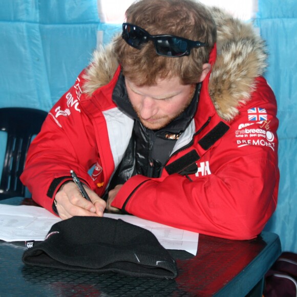 Le prince Harry en Antarctique en novembre 2013