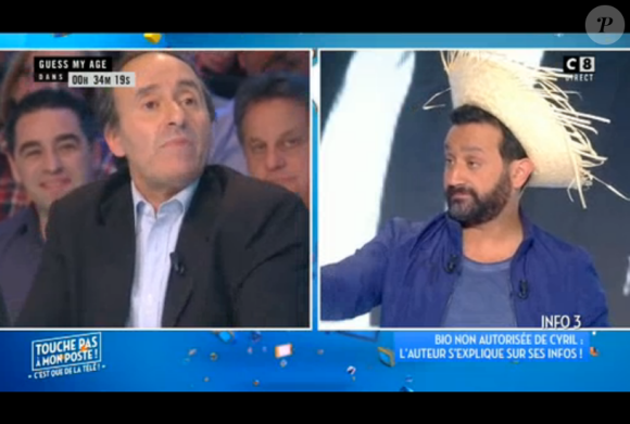 Cyril Hanouna a reçu le 6 janvier 2017 l'auteur de la biographie non autorisée Cyril Hanouna - Le bouffon qui devint roi, René Chiche. Comme lui, ses chroniqueurs ont pu livrer leur sentiment à l'auteur...
