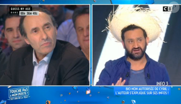 Cyril Hanouna a reçu le 6 janvier 2017 l'auteur de la biographie non autorisée Cyril Hanouna - Le bouffon qui devint roi, René Chiche. Comme lui, ses chroniqueurs ont pu livrer leur sentiment à l'auteur...