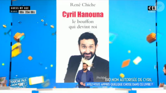 Cyril Hanouna a reçu le 6 janvier 2017 l'auteur de la biographie non autorisée Cyril Hanouna - Le bouffon qui devint roi, René Chiche. Comme lui, ses chroniqueurs ont pu livrer leur sentiment à l'auteur...