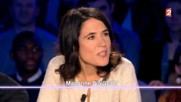 Mazarine Pingeot dans l'émission "On n'est pas couché" le 7 janvier 2017