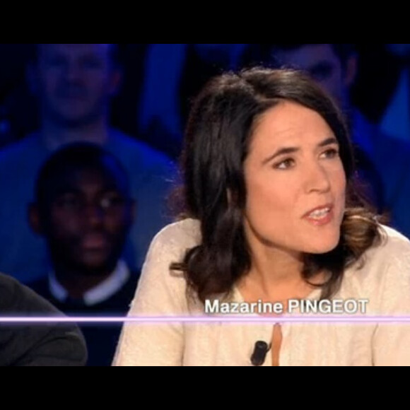 Mazarine Pingeot dans l'émission "On n'est pas couché" le 7 janvier 2017