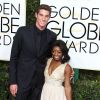 Simone Biles et son amoureux - 74ème cérémonie annuelle des Golden Globe Awards à Beverly Hills. Le 8 janvier 2017