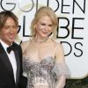 Keith Urban et sa femme Nicole Kidman - 74ème cérémonie annuelle des Golden Globe Awards à Beverly Hills. Le 8 janvier 2017