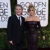 Kurt Russell et sa compagne Goldie Hawn - 74ème cérémonie annuelle des Golden Globe Awards à Beverly Hills. Le 8 janvier 2017