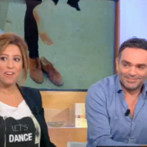 Yann Moix gaffe et révèle le sexe du bébé de Léa Salamé en direct dans "C à vous" sur France 5 le 9 janvier 2017.