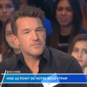 Benjamin Castaldi très agacé dans "Touche pas à mon poste" (C8) le 10 janveir 2017.