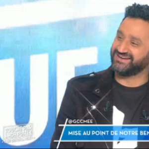 Cyril Hanouna dans "Touche pas à mon poste" (C8) le 10 janveir 2017.