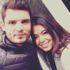 Florent Manaudou a partagé un selfie avec sa compagne Ambre Baker sur Instagram le 8 janvier 2017.