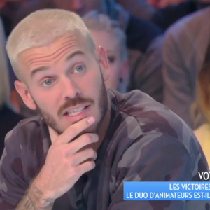 M. Pokora dans "Touche pas à mon poste" (C8) le 11 janvier 2017.