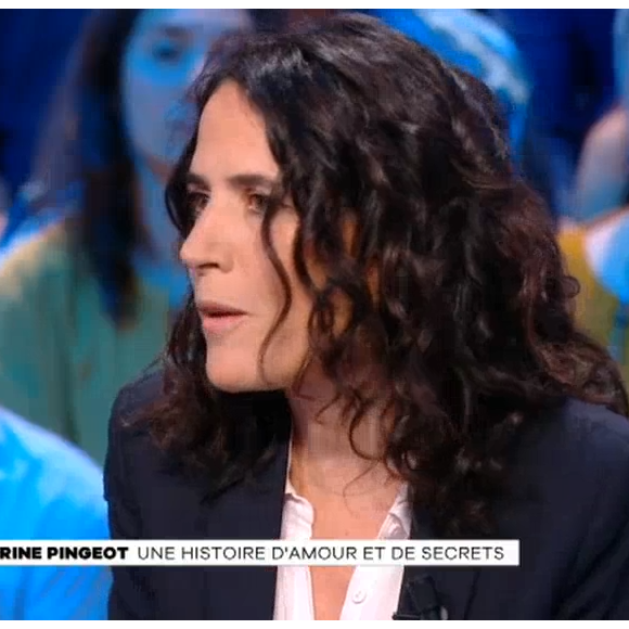 Mazarine Pingeot sur le plateau de l'émission "Le Grand Journal", jeudi 12 janvier 2017