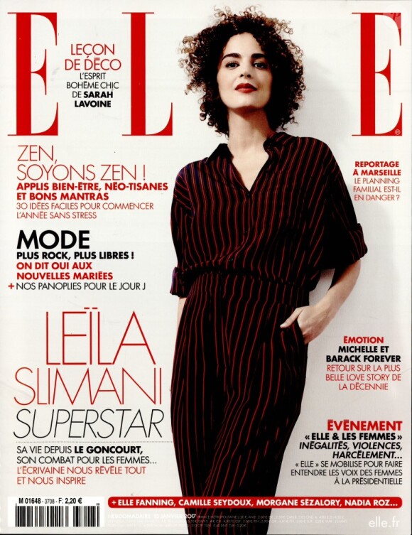 Couverture du magazine "ELLE" en kiosque vendredi 13 janvier 2017
