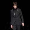 Alain-Fabien Delon (Fils de Alain Delon) defile pour Gucci lors de la fashion week de Milan. Le 13 janvier 2014