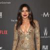 Priyanka Chopra (habillée en Ralph Lauren) au photocall de l'afterparty Weinstein Company et Netflix après les Golden Globes au Beverly Hilton de Los Angeles le 8 janvier 2017.