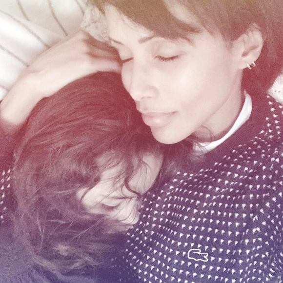 Sonia Rolland et sa fille Tess sur une photo publiée sur Instagram le 13 janvier 2017 pour les 10 ans de la fillette.