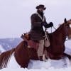 Jamie Foxx à cheval pour Django Unchained.