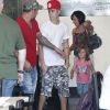 Justin Bieber et sa soeur Jazmyn à Studio City, le 11 août 2012