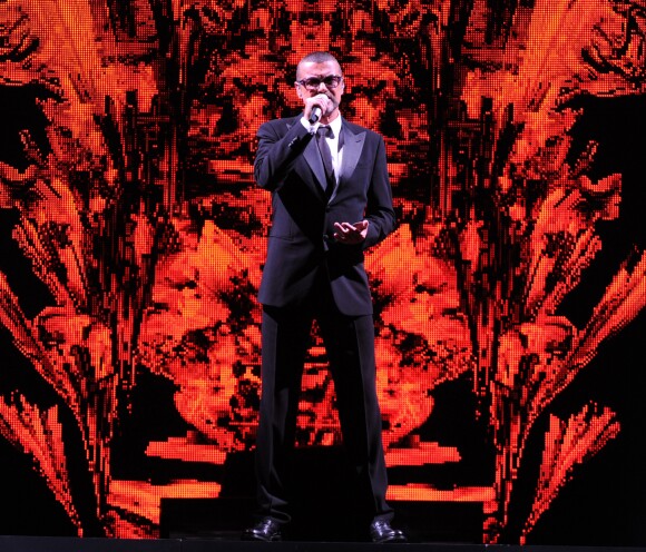 George Michael en concert au Ziggo Dome à Amsterdam, le 14 septembre 2012