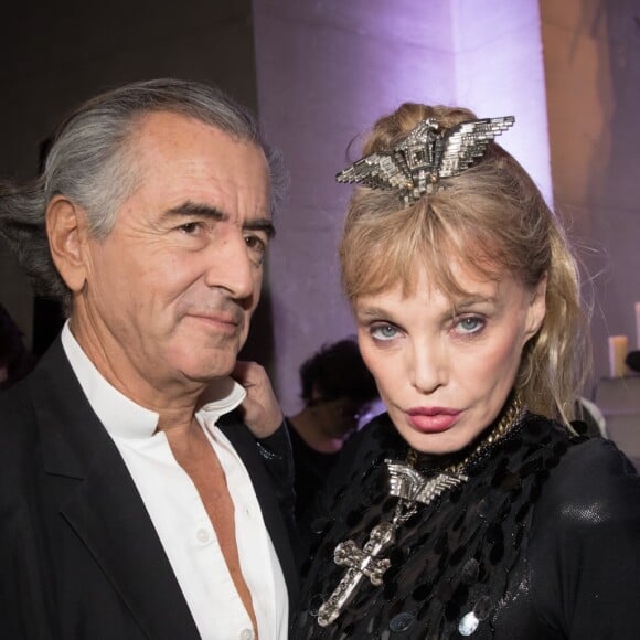 Arielle Dombasle et son mari Bernard-Henri Lévy (BHL) - Arielle Dombasle et Nicolas Ker en concert au Grand Palais à Paris le 26 octobre 2016 © Cyril Moreau / Bestimage