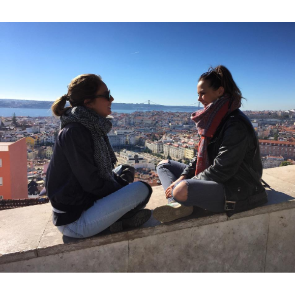 Pauline Ducruet s'est offert une escapade au Portugal entre copines en décembre 2016, photo Instagram