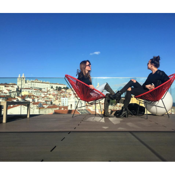 Pauline Ducruet s'est offert une escapade au Portugal entre copines en décembre 2016, photo Instagram
