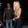 Ryan Lochte et sa compagne Kayla Rae Reid ont passé la soirée au The Nice Guy restaurant à West Hollywood, le 31 août 2016.