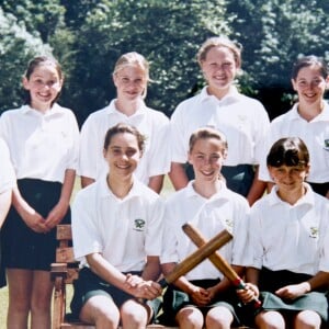 Catherine, duchesse de Cambridge lors de ses années (1986-1995) à l'école St. Andrew's à Pangbourne. Photo by Michael Dunlea/Barcroft Media/ABACAPRESS.COM