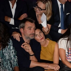 Alessandra Sublet et son mari Clément Miserez - Soirée de la 9ème édition du "Etam Live Show" (Etam Lingerie) lors de la fashion week à Paris, le 27 septembre 2016.