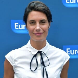 Alessandra Sublet à la conférence de rentrée de la radio Europe 1 au Musée Maillol à Paris le 13 septembre 2016.