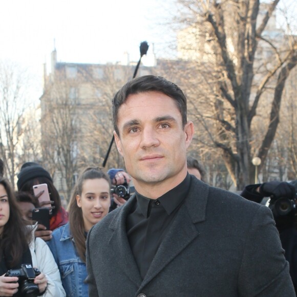 Dan Carter - Arrivées au défilé de mode "Dior Homme", collection Hommes Automne-Hiver 2017/2018 au Grand Palais à Paris. Le 21 janvier 2017