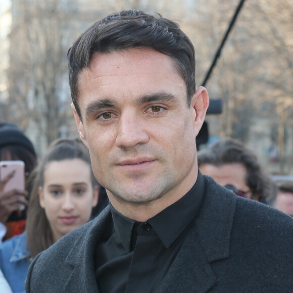 Dan Carter - Arrivées au défilé de mode "Dior Homme", collection Hommes Automne-Hiver 2017/2018 au Grand Palais à Paris. Le 21 janvier 2017