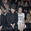 Boy George et Paris Jackson - Front Row au défilé de mode "Dior Homme", collection Hommes Automne-Hiver 2017/2018 au Grand Palais à Paris. Le 21 janvier 2017