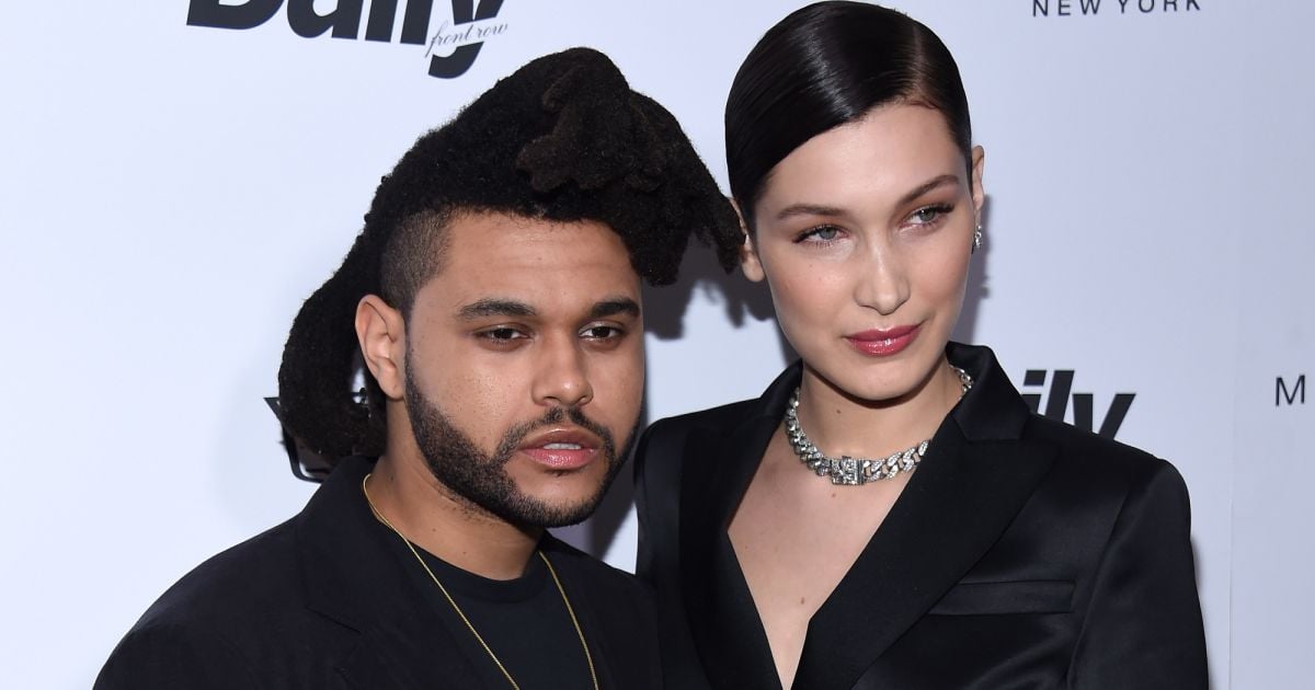 The Weeknd Et Sa Compagne Bella Hadid Au Photocall Des Los Angeles Fashion Awards 2016 à Lhôtel 