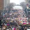 Manifestation "The Women's March" à New York des femmes contre l'élection de Donald Trump aux États-Unis, 400 000 personnes ont assisté à cette marche, à New York le 21 janvier 2017