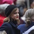 Emma Watson lors de la ‘marche des femmes' contre Trump à Washington, le 21 janvier 2017. © Morgan Dessales/Bestimage