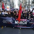 La «marche des femmes» contre le président Donald Trump a réunit au moins 2.000 personnes à Paris le 21 janvier 2017