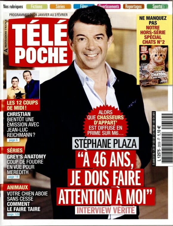 Magazine "Télé Poche" en kiosques le 23 janvier 2016.