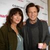 Tina Kieffer et Laurent Delahousse à la conférence de presse de la Flamme Marie Claire à l'hôtel Marois dans les salons France-Amériques à Paris le 14 juin 2016. © Coadic Guirec / Bestimage