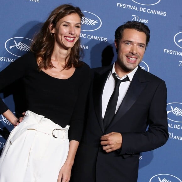 Doria Tillier et son compagnon Nicolas Bedos - Soirée à l'occasion des 70 ans du tout premier festival de Cannes à l'école des Beaux Arts à Paris, le 20 Septembre 2016.