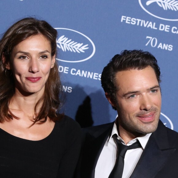 Doria Tillier et son compagnon Nicolas Bedos - Soirée à l'occasion des 70 ans du tout premier festival de Cannes à l'école des Beaux Arts à Paris, le 20 Septembre 2016.